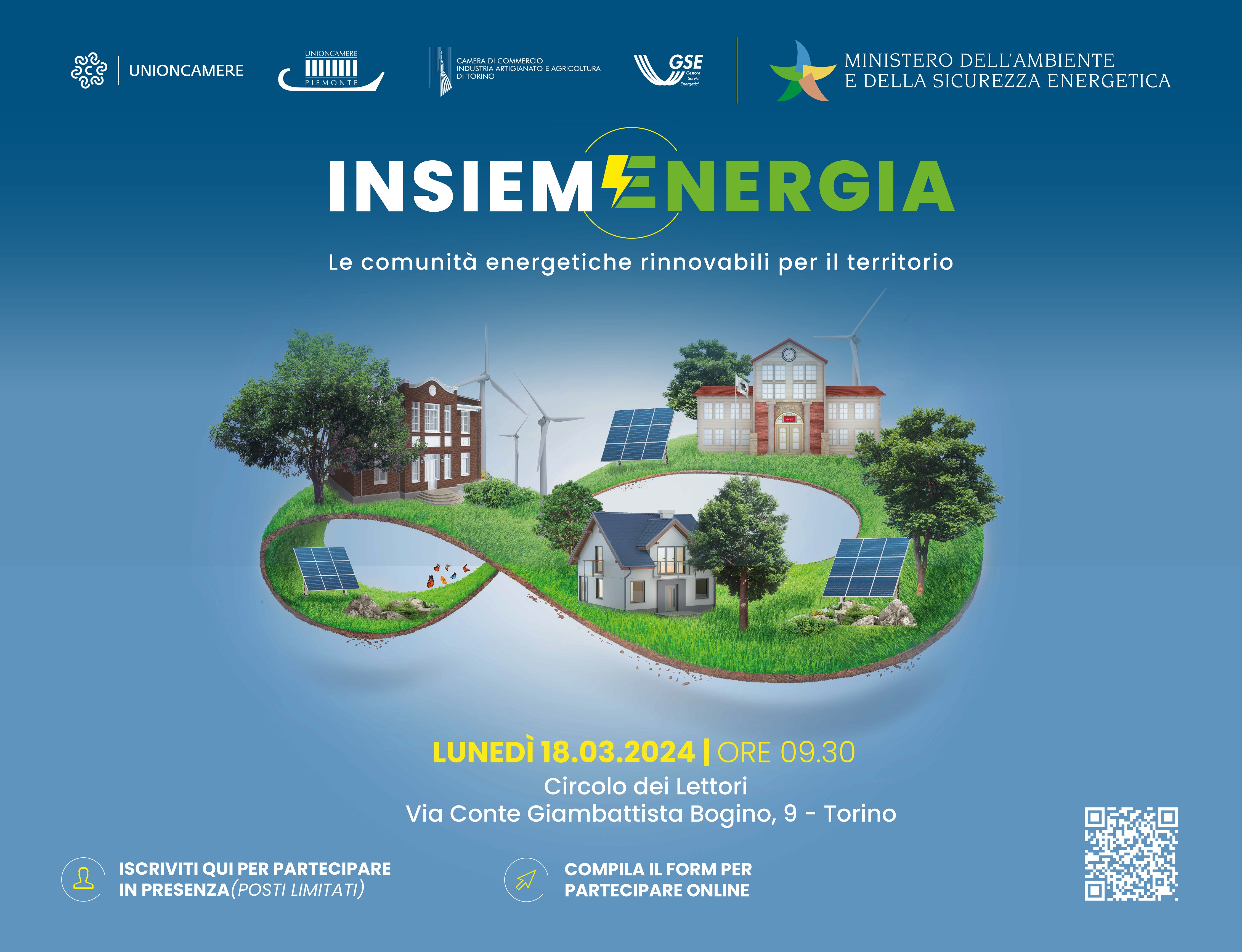 Energia: lunedì a Torino la terza tappa del tour MASE per promuovere le CER con il Ministro Pichetto