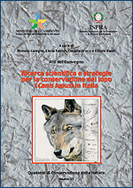 Immagine-copertina della pubblicazione 'Quaderni di Conservazione della Natura n. 33 - Ricerca scientifica e strategie per la conservazione del lupo (Canis lupus) in Italia