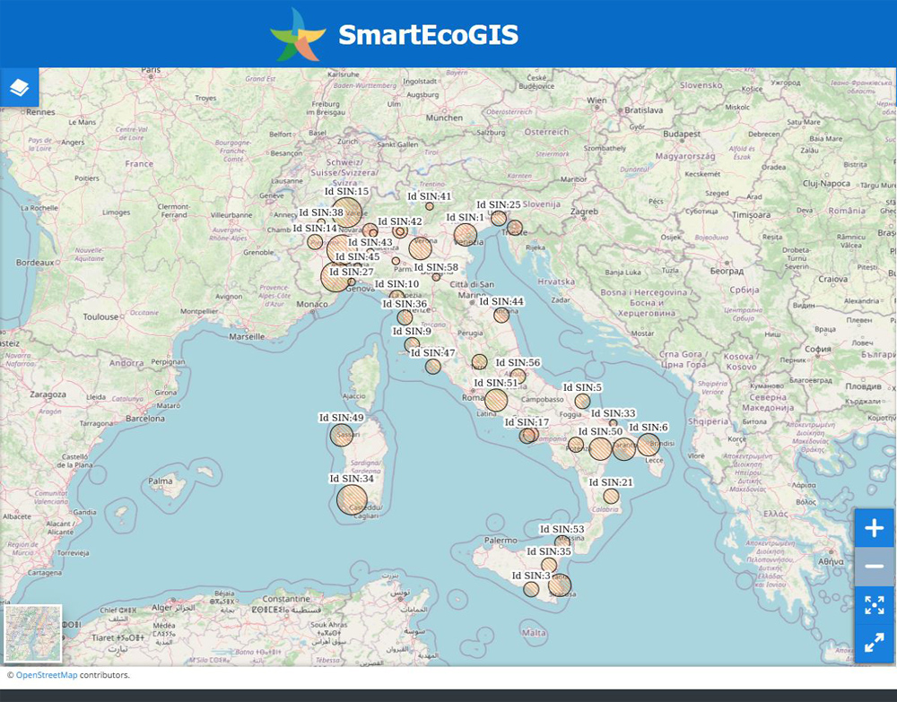 Bonifiche: disponibile sul portale del Ministero il sistema informativo geografico Smart EcoGIS